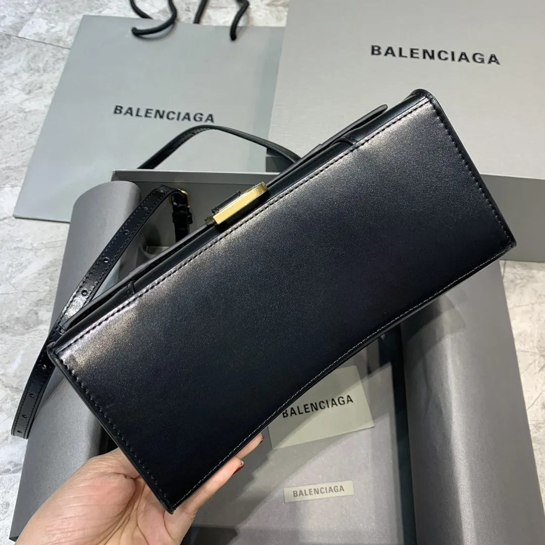 Balenciaga ブラック平纹沙漏バッグ 小号 - 画像 (5)