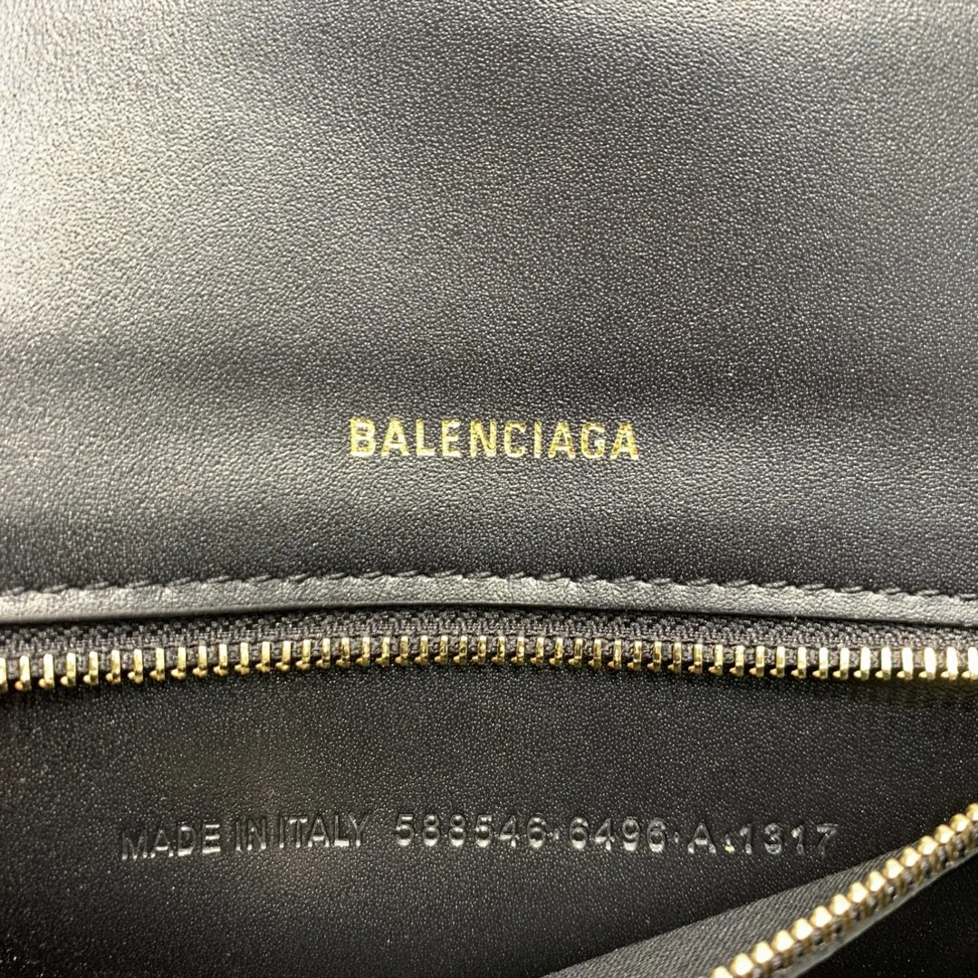 Balenciaga ブラック平纹沙漏バッグ 小号 - 画像 (9)