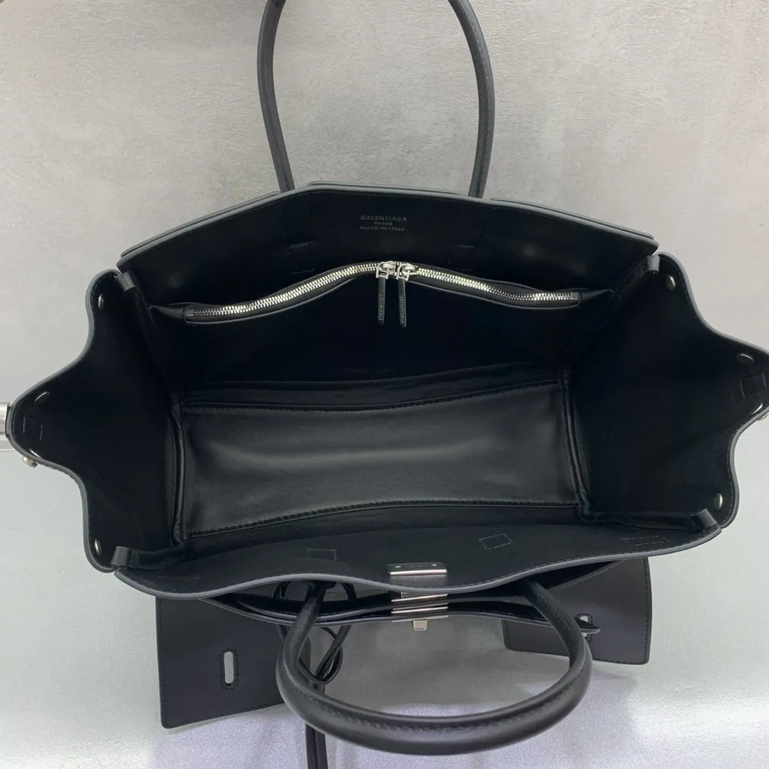 Balenciaga Bel Air ブラック小号シルバーバックルバッグ - 画像 (8)