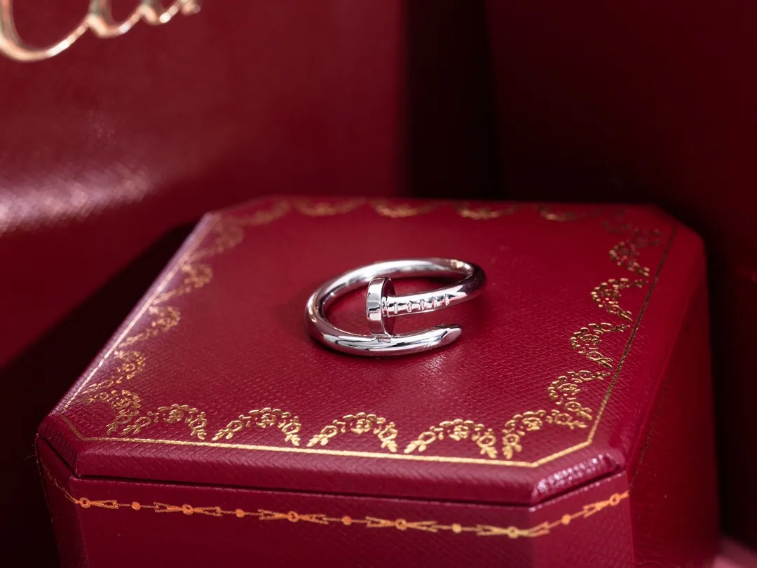 カルティエ シルバー ネイル リング ホワイトゴールド - 画像 (6)