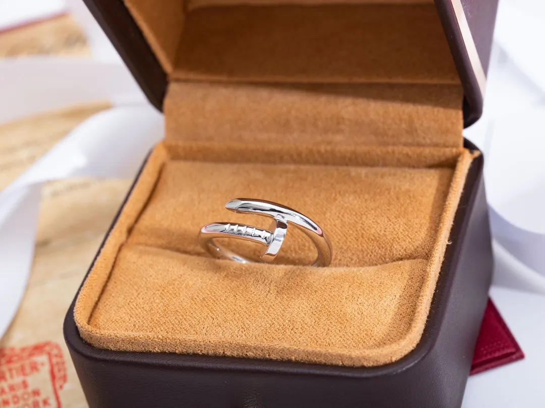 カルティエ シルバー ネイル リング ホワイトゴールド - 画像 (7)