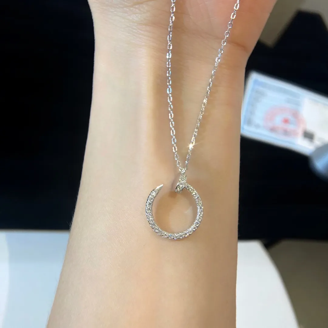 Cartier 純銀ダイヤモンドネックレスシルバー - 画像 (6)