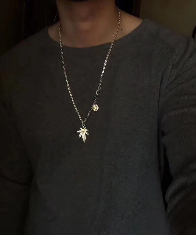 goro's 高橋吾郎 枫叶ネックレス ゴールド 男女兼用 - 画像 (4)