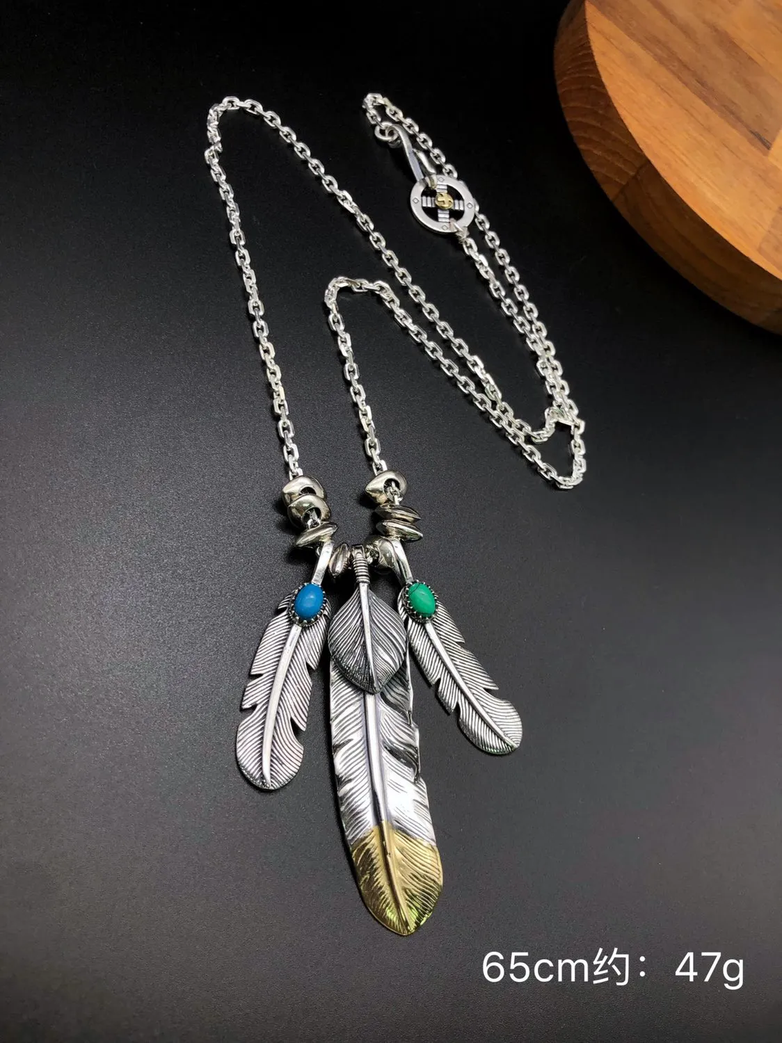 高橋吾郎GORO'S 羽根ネックレス シルバーインディアンスタイル - 画像 (4)