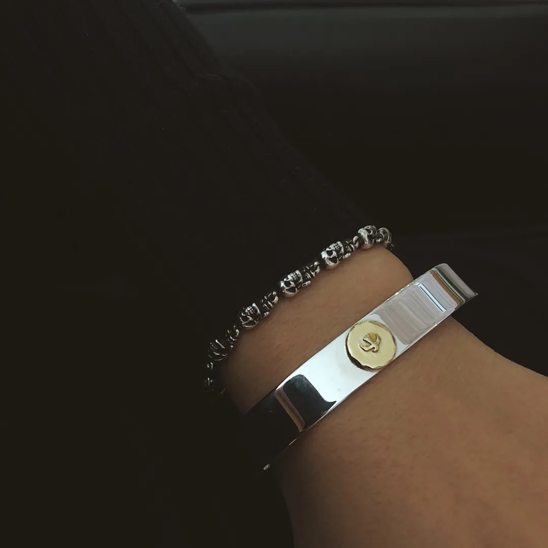 Goro's高橋吾郎シルバーポイント金平打ちブレスレット - 画像 (7)