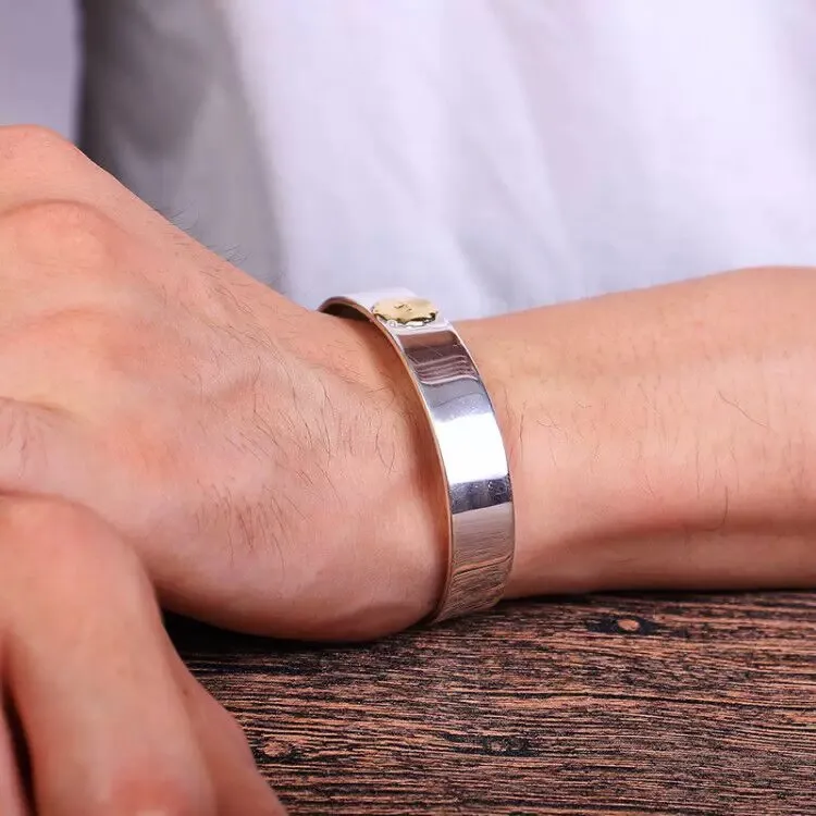 Goro's高橋吾郎シルバーポイント金平打ちブレスレット - 画像 (10)