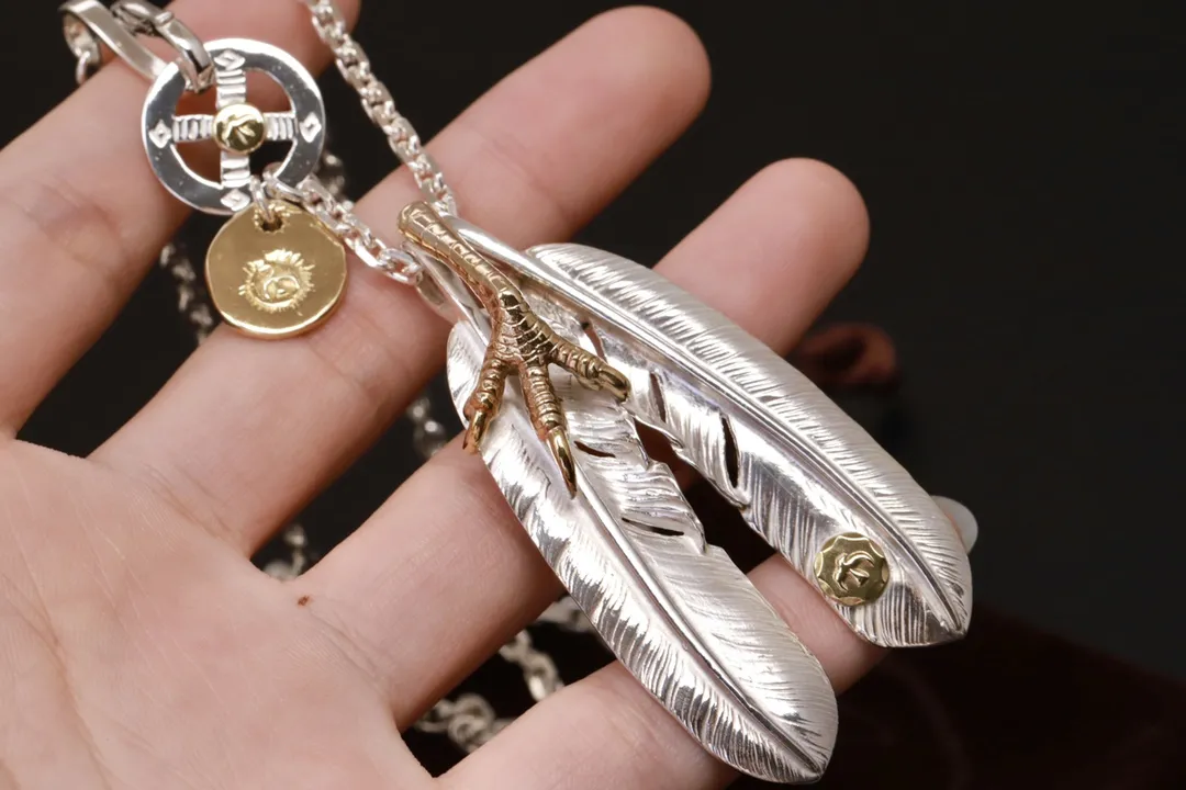 高橋吾郎Goros シルバー羽根ネックレス - 画像 (5)