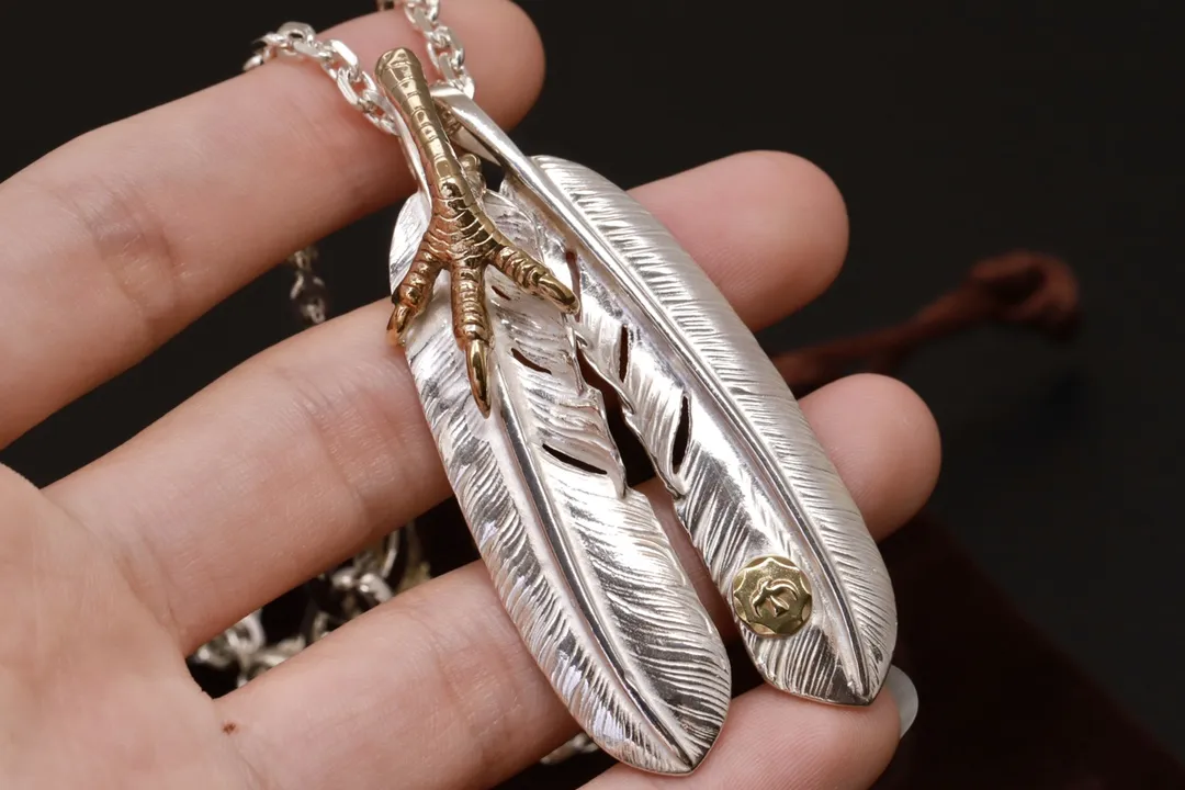 高橋吾郎Goros シルバー羽根ネックレス - 画像 (6)