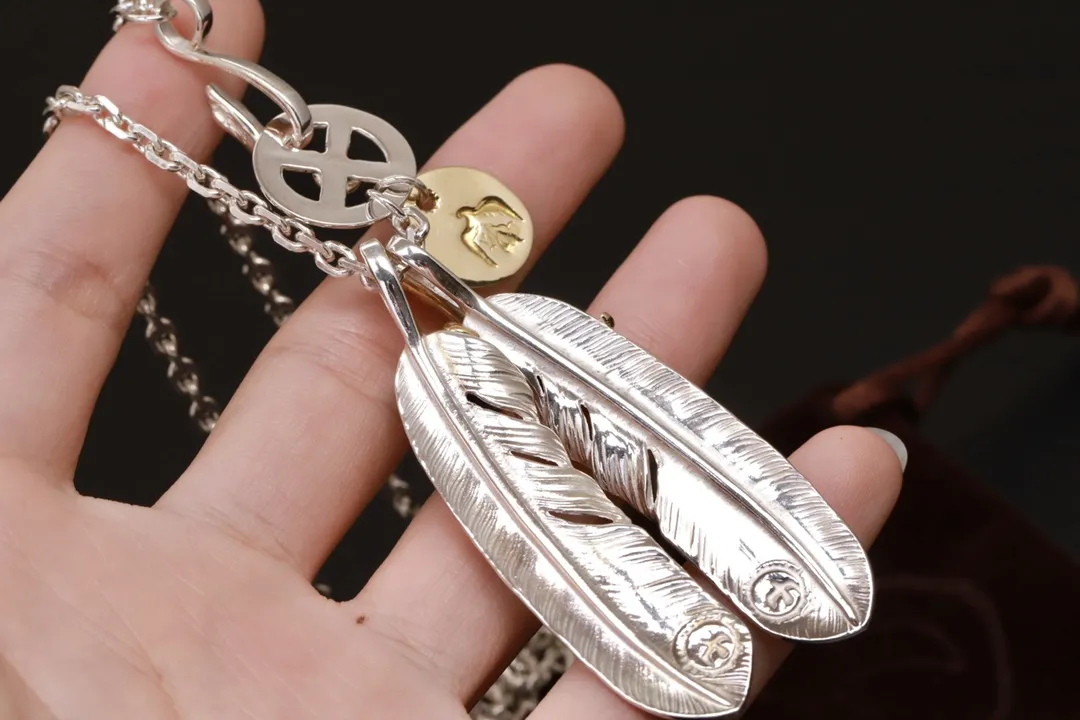 高橋吾郎Goros シルバー羽根ネックレス - 画像 (7)