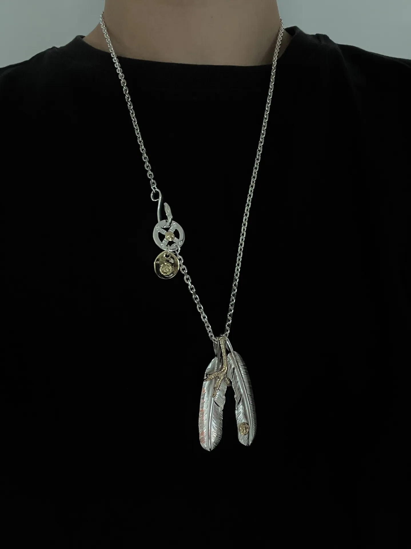 高橋吾郎Goros シルバー羽根ネックレス - 画像 (9)
