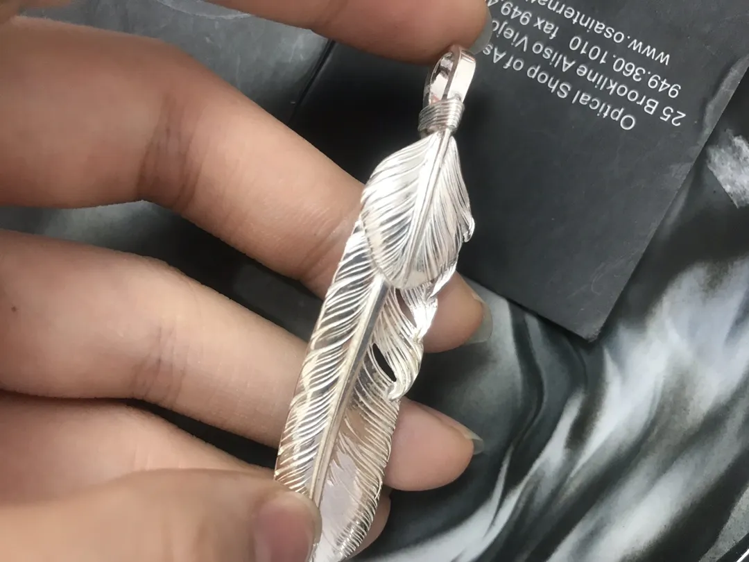 高橋吾郎シルバーフェザーペンダントゴールド - 画像 (6)