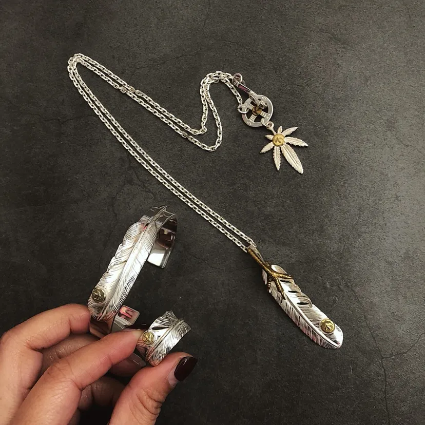 高橋吾郎Goro's シルバー羽根ネックレス - 画像 (3)