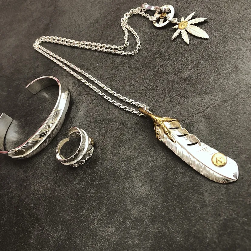 高橋吾郎Goro's シルバー羽根ネックレス - 画像 (4)