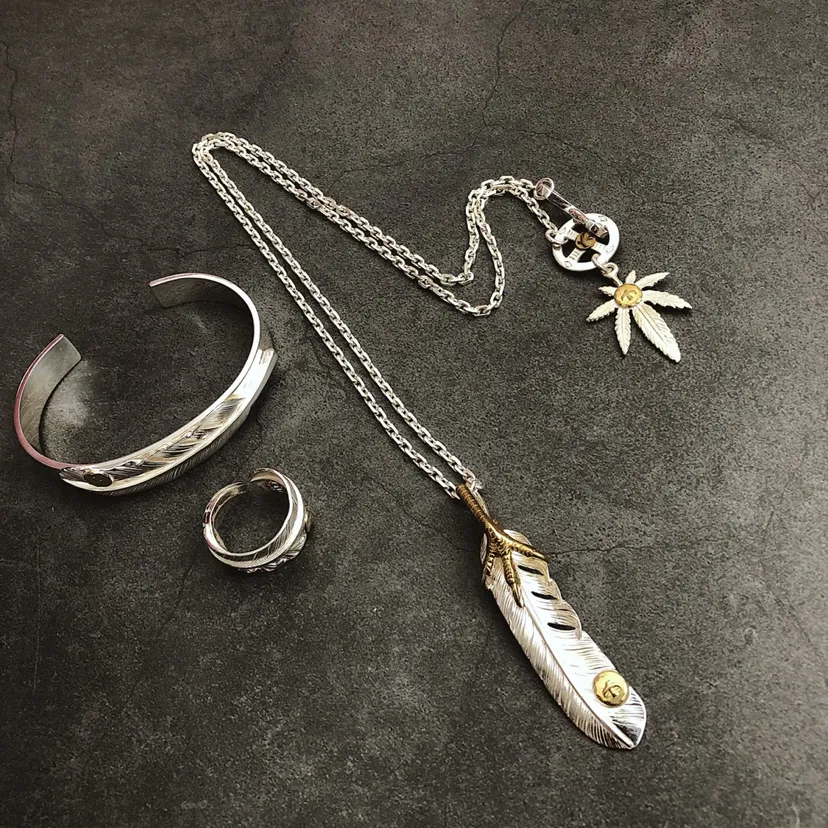 高橋吾郎Goro's シルバー羽根ネックレス - 画像 (5)