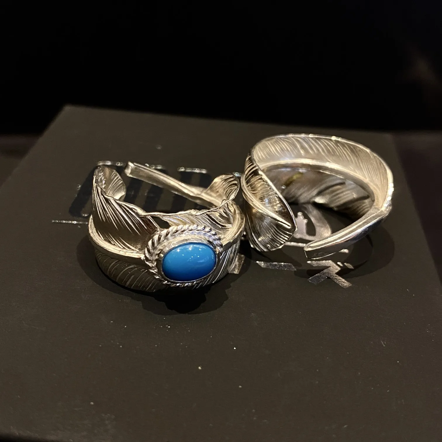 Goro's高橋吾郎 ターコイズ羽根リング シルバー - 画像 (5)