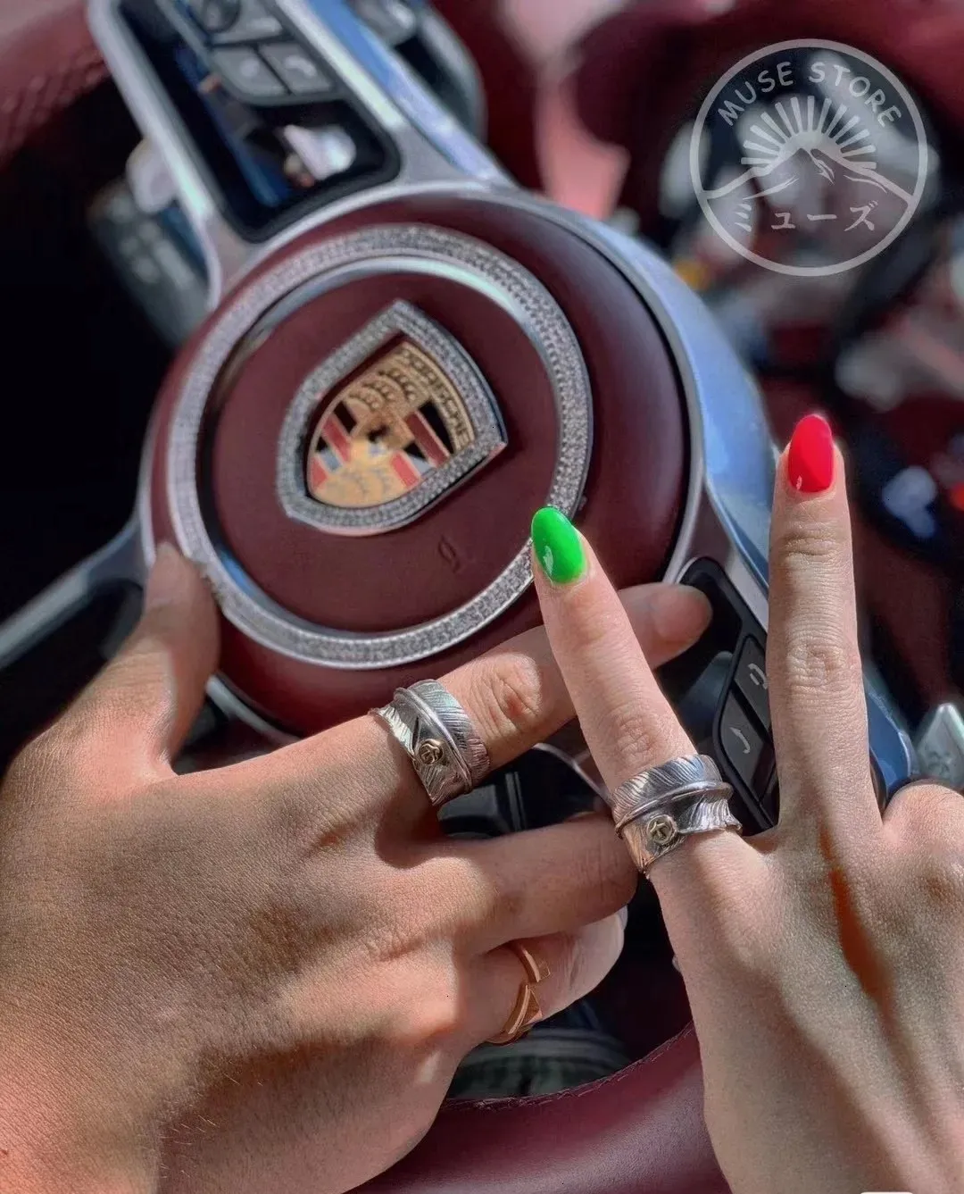 GORO'S 高橋吾郎 点金羽毛リング シルバー 羽根デザイン - 画像 (9)