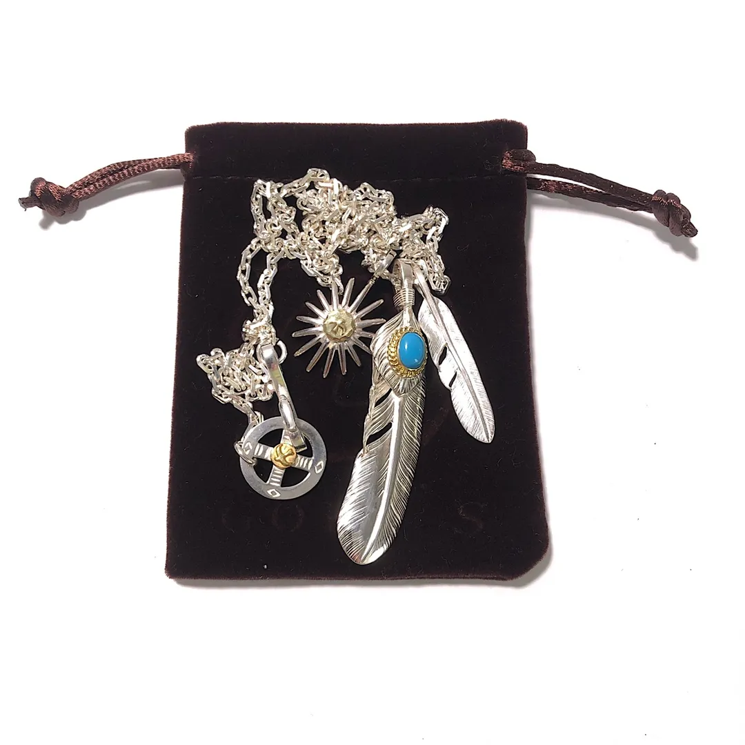 Goro's高橋吾郎 シルバー フェザーネックレス - 画像 (3)