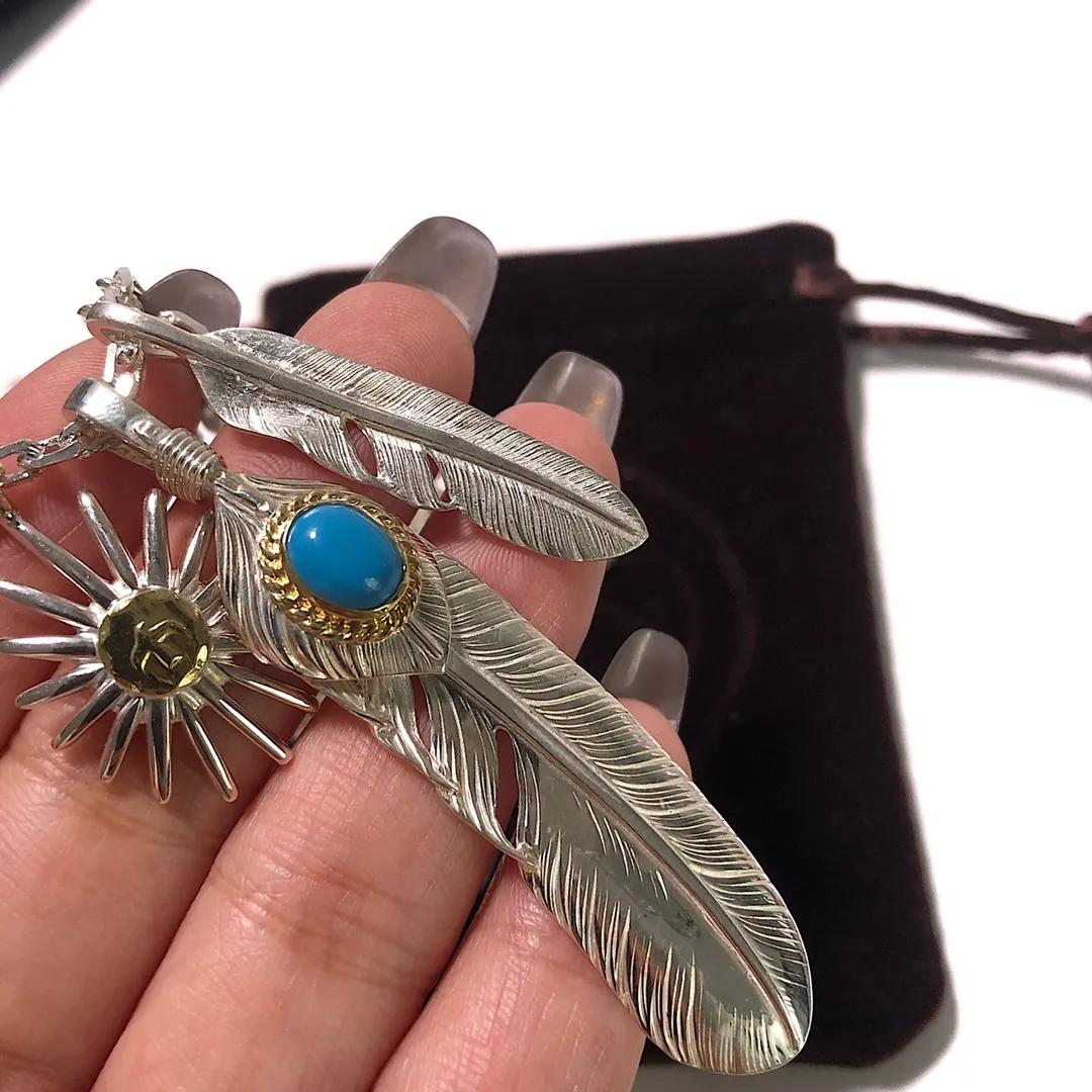 Goro's高橋吾郎 シルバー フェザーネックレス - 画像 (6)