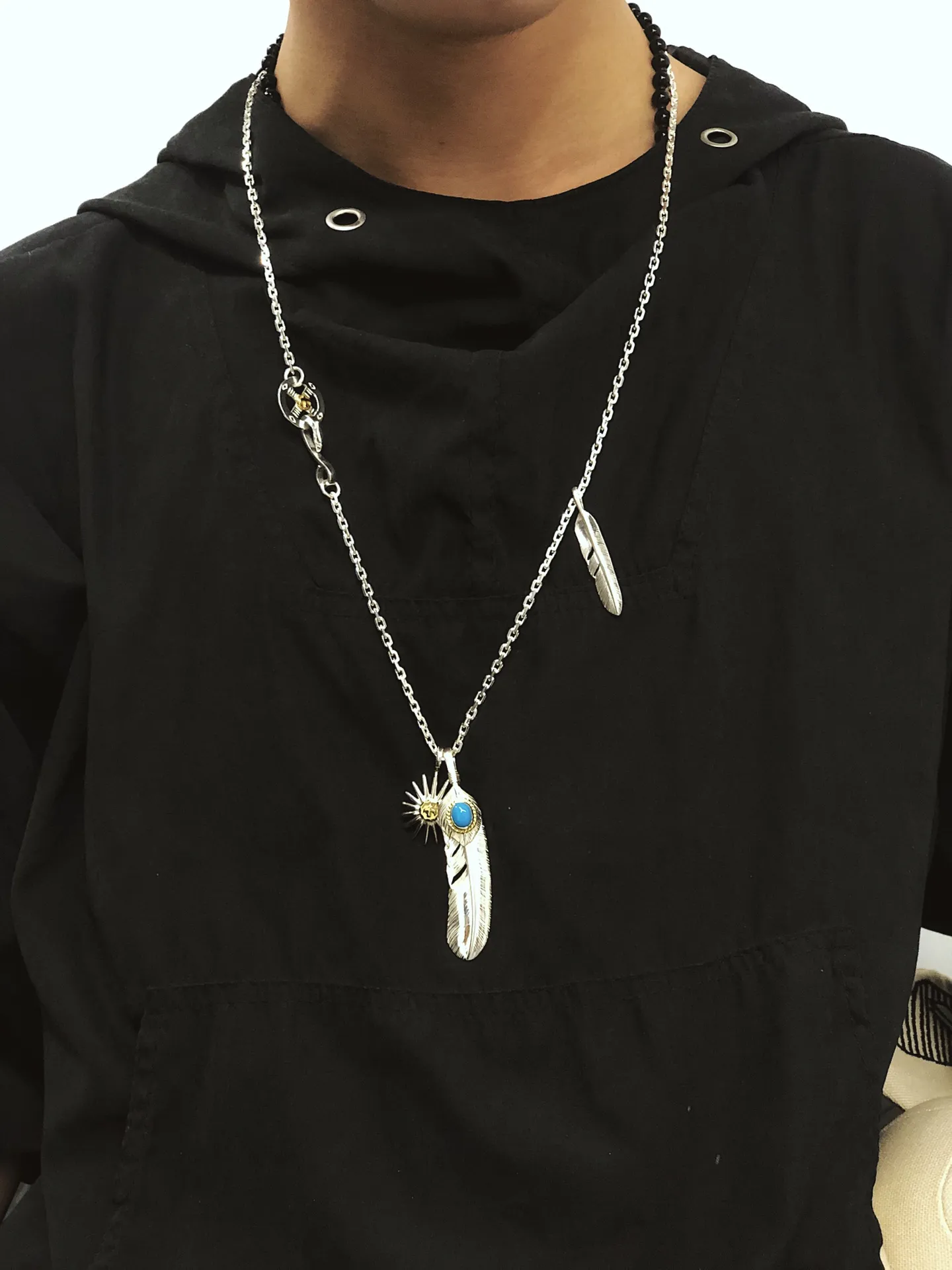 Goro's高橋吾郎 シルバー フェザーネックレス - 画像 (7)