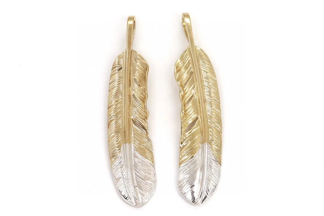 高橋羽毛シルバーフェザーピアス - 画像 (6)