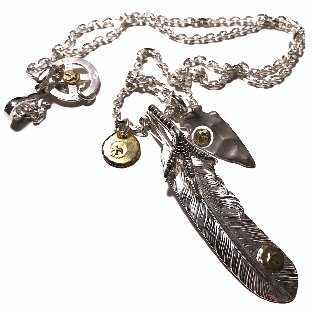 Goro's高橋吾郎 シルバー羽根ネックレス - 画像 (3)