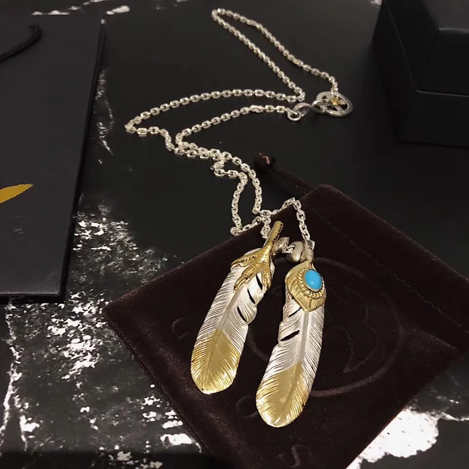 高橋goro’s ゴールドシルバーフェザーネックレス - 画像 (4)