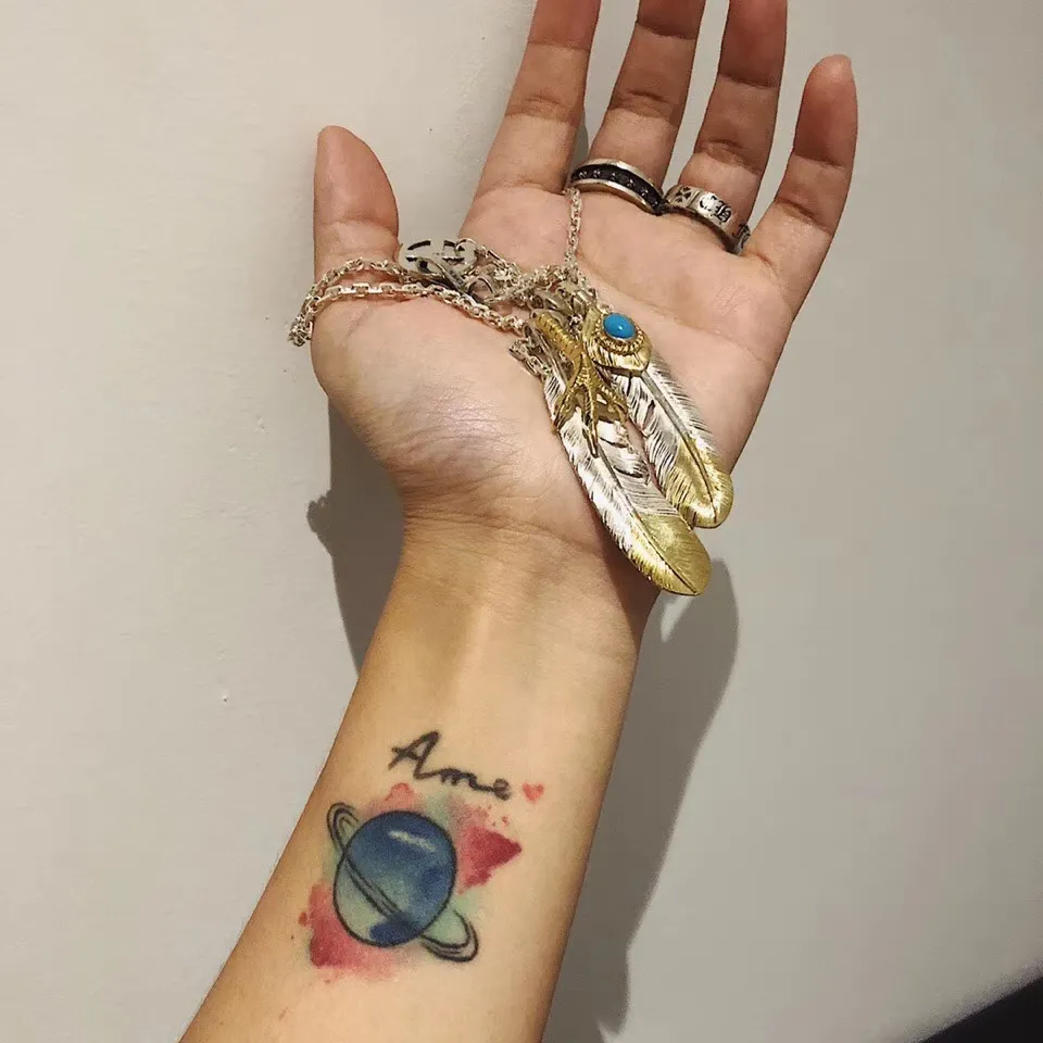 高橋goro’s ゴールドシルバーフェザーネックレス - 画像 (8)