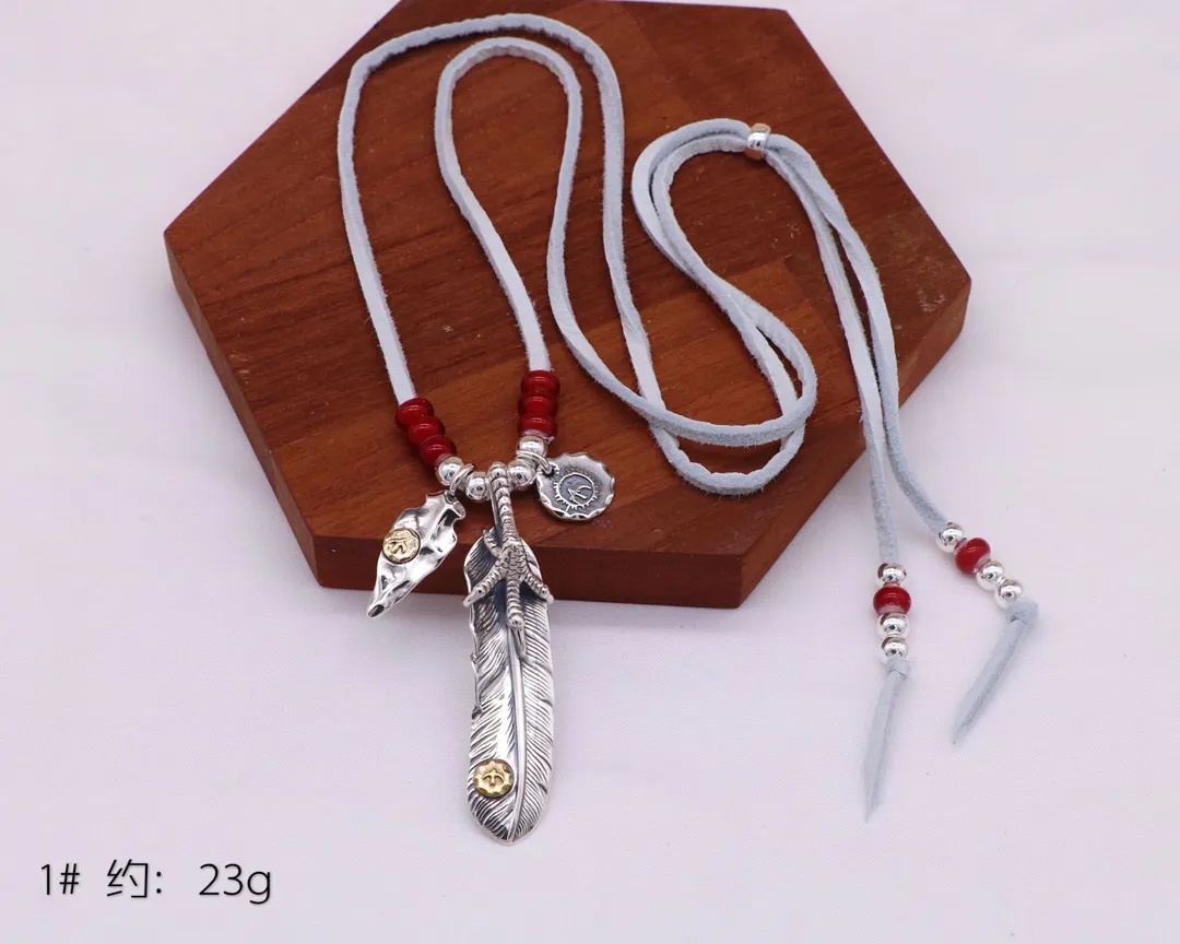 GORO'S 羽毛盾牌小銀飾セット シルバー - 画像 (6)