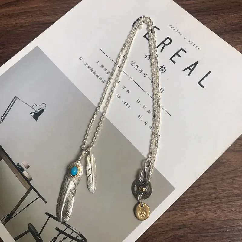 高橋手工版シルバーフェザーネックレス - 画像 (4)