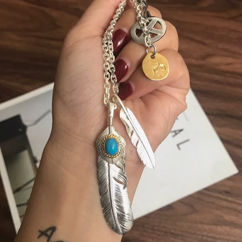 高橋手工版シルバーフェザーネックレス - 画像 (5)