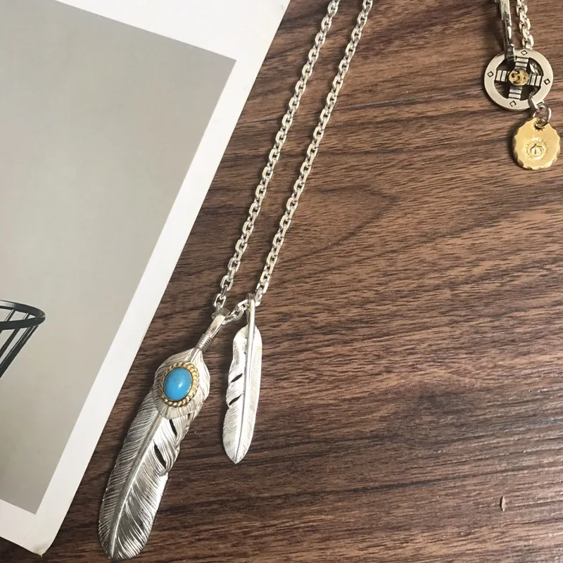 高橋手工版シルバーフェザーネックレス - 画像 (6)