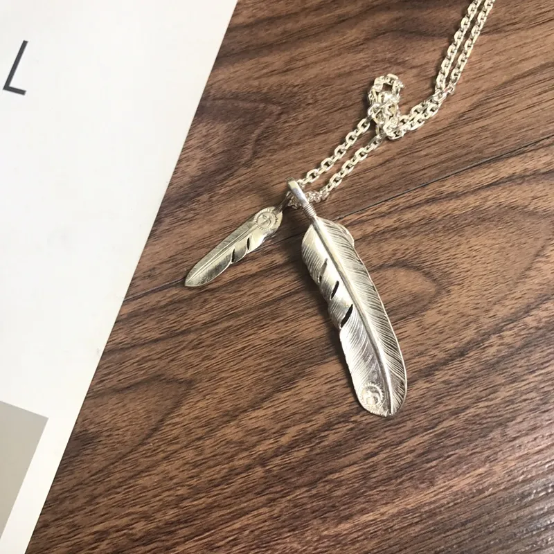 高橋手工版シルバーフェザーネックレス - 画像 (7)