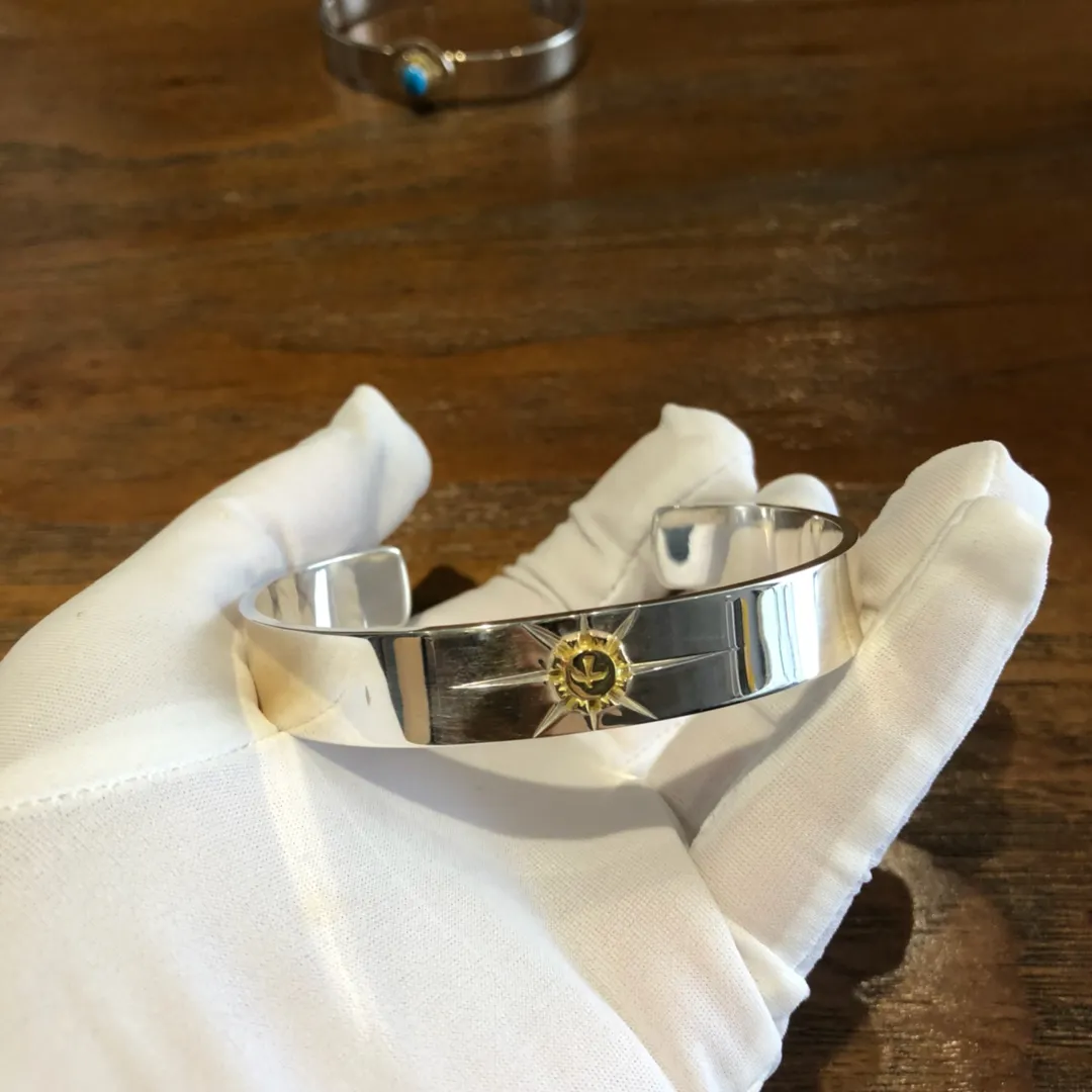 高橋goro’s ゴールド飛鳥印台手錠 シルバー - 画像 (5)