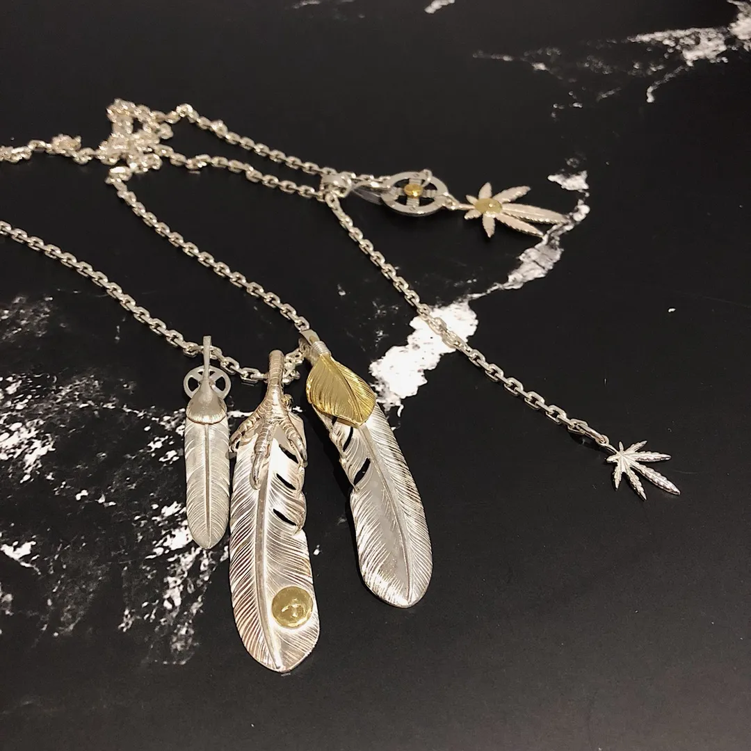 高橋Goro's シルバー 羽根付きネックレス - 画像 (4)