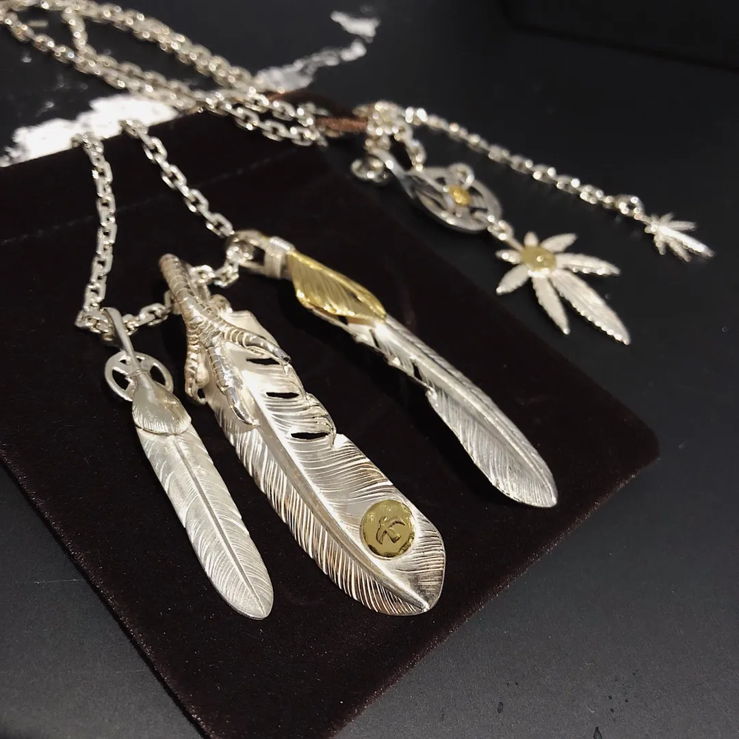 高橋Goro's シルバー 羽根付きネックレス - 画像 (7)