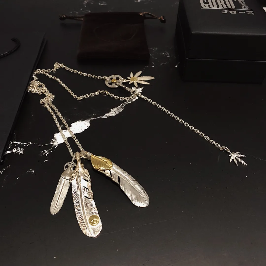 高橋Goro's シルバー 羽根付きネックレス - 画像 (9)
