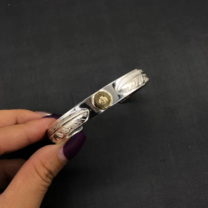 高橋goro’s シルバー羽根点鷹ブレスレット - 画像 (5)