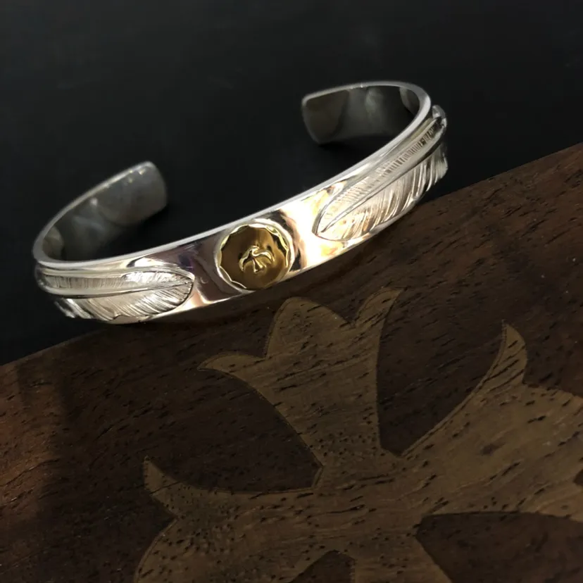 高橋goro’s シルバー羽根点鷹ブレスレット - 画像 (6)