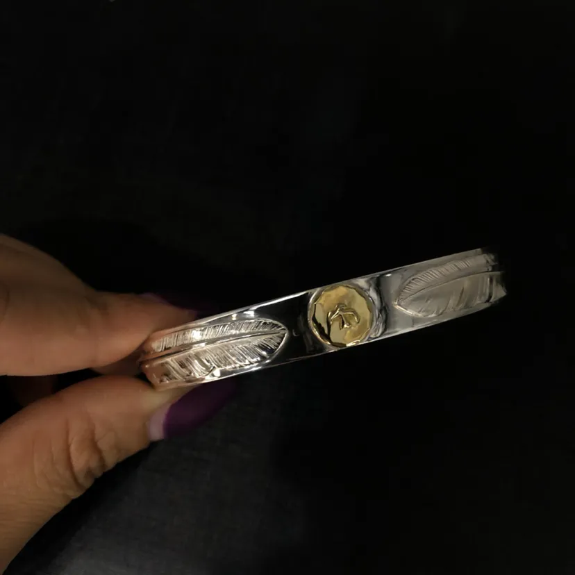 高橋goro’s シルバー羽根点鷹ブレスレット - 画像 (8)