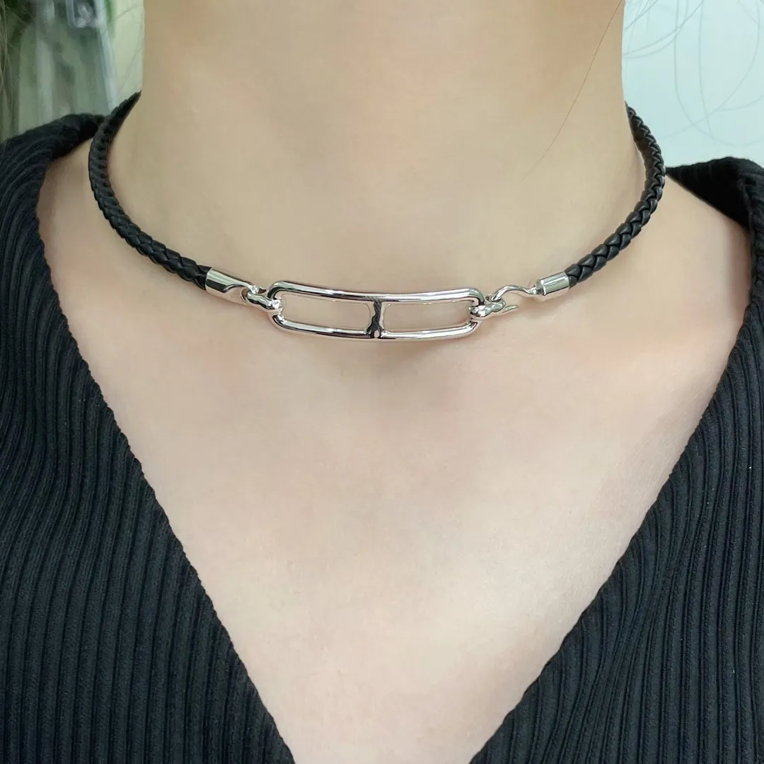 Hermès ブラックピッグノーズレザーブレスレット - 画像 (3)