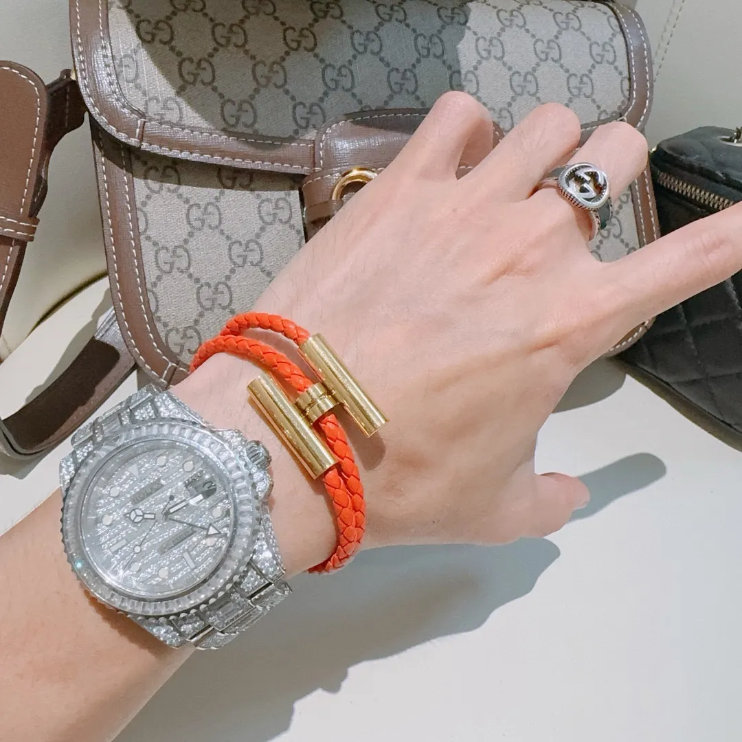 エルメス オレンジ編み手 rope ゴールドバージョン - 画像 (10)