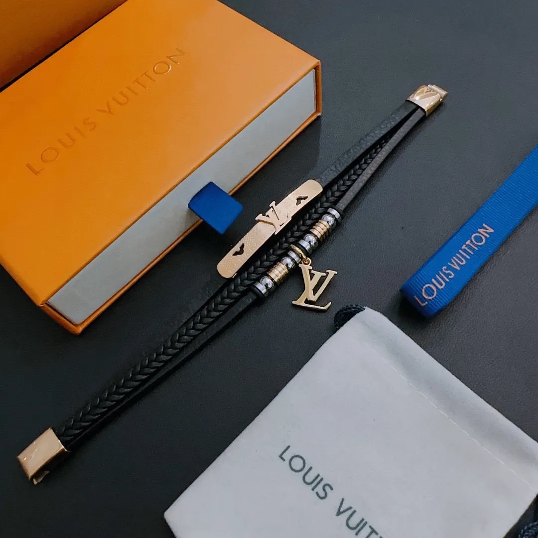 Louis Vuitton ブルー レザーブレスレット - 画像 (3)