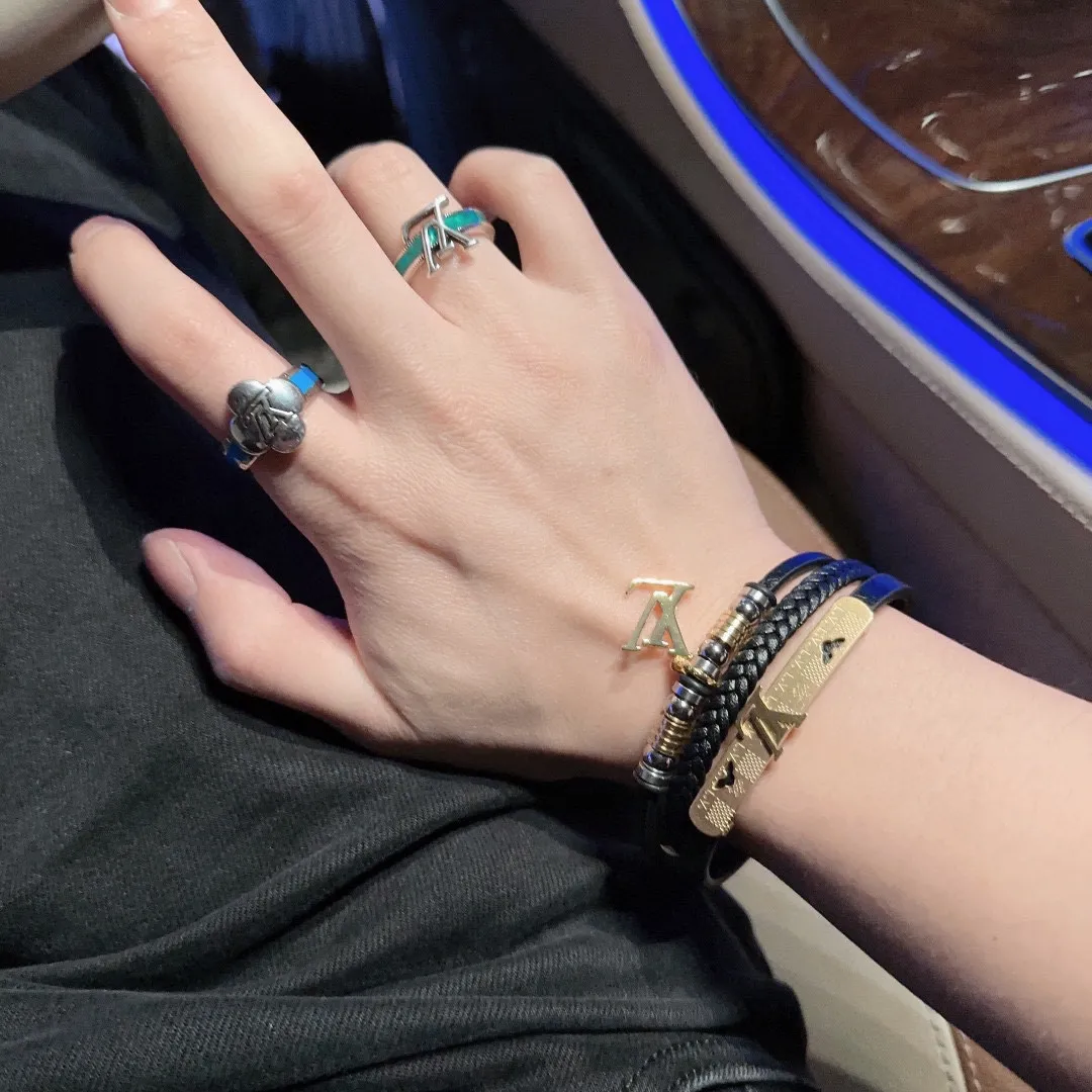 Louis Vuitton ブルー レザーブレスレット - 画像 (8)