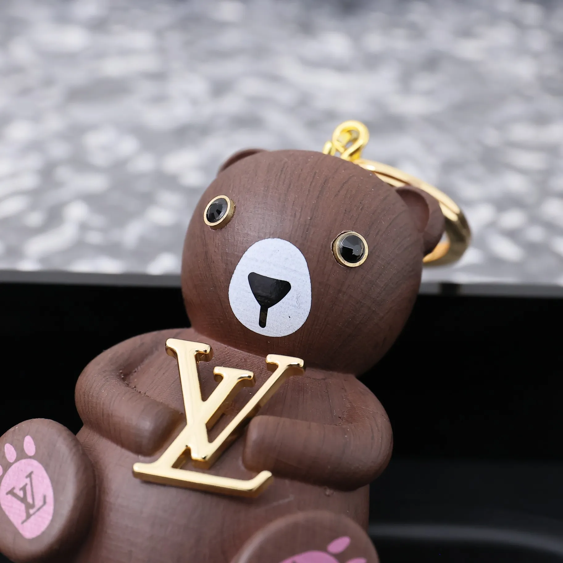 Louis Vuitton TEDDY BEAR 茶色キーホルダー - 画像 (7)