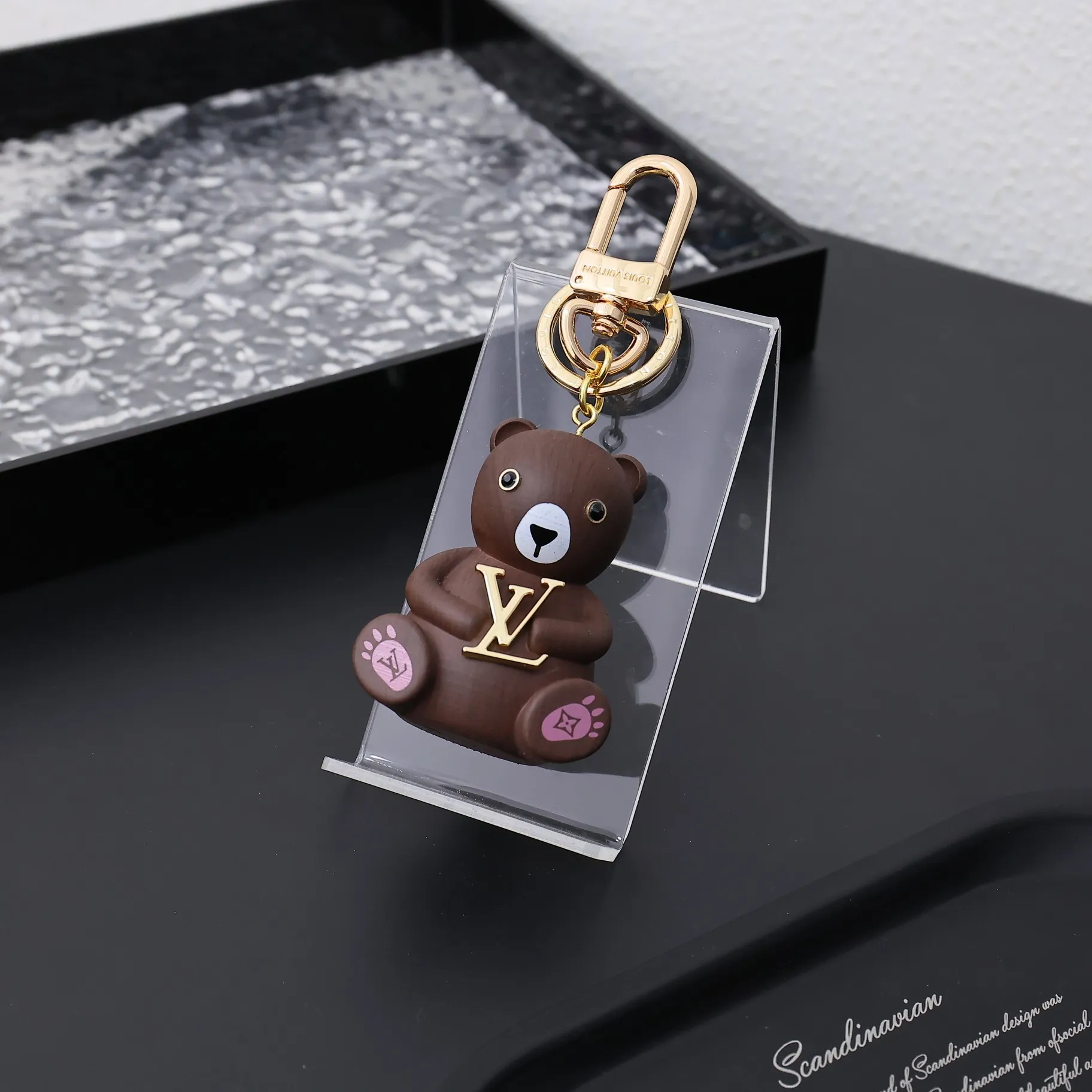 Louis Vuitton TEDDY BEAR 茶色キーホルダー - 画像 (10)