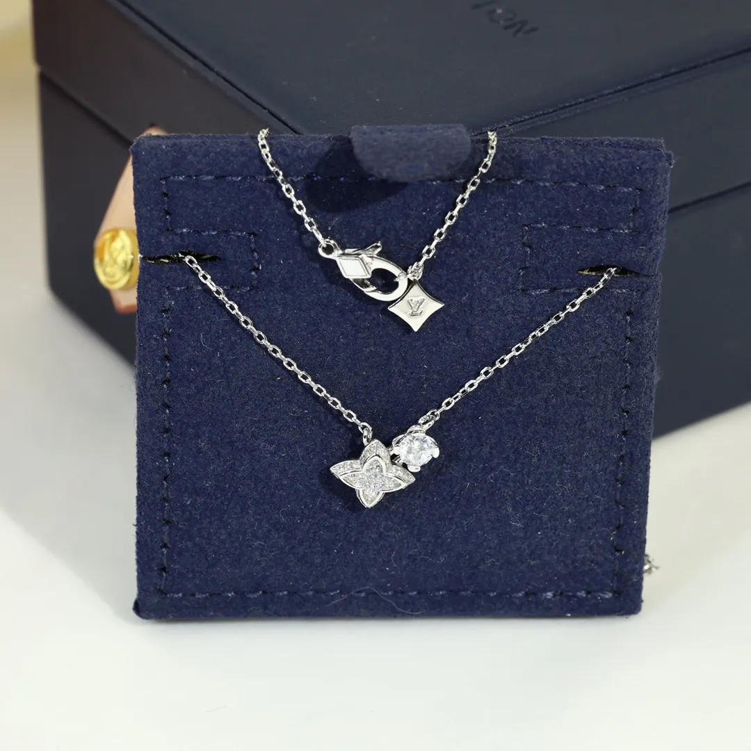 LOUIS VUITTON シルバー ダイヤモンド ネックレス - 画像 (8)