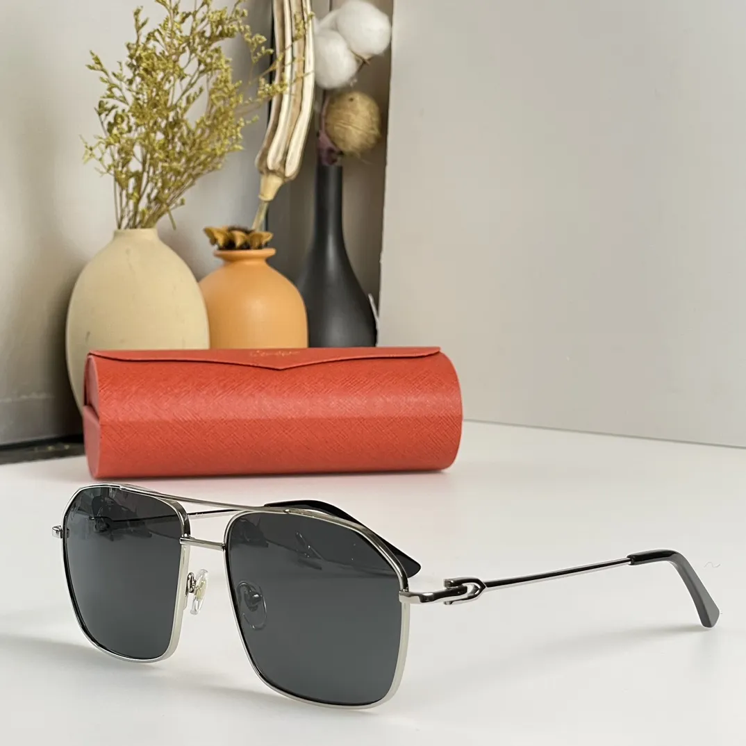 カルティエCT0306Sゴールドメタルサングラス - 画像 (4)