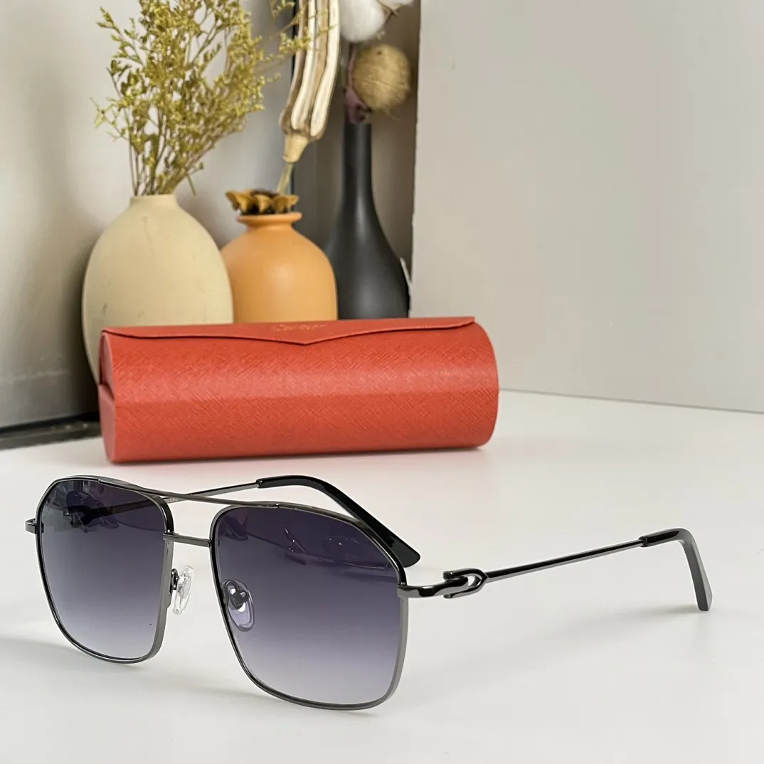 カルティエCT0306Sゴールドメタルサングラス - 画像 (5)