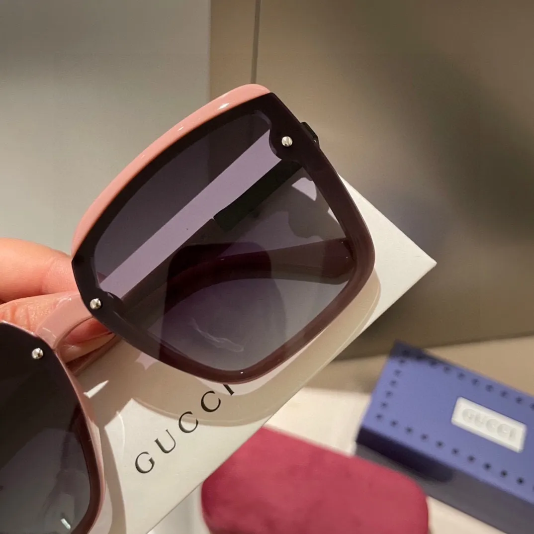 Gucciピンク偏光サングラス新款小香スタイル - 画像 (3)
