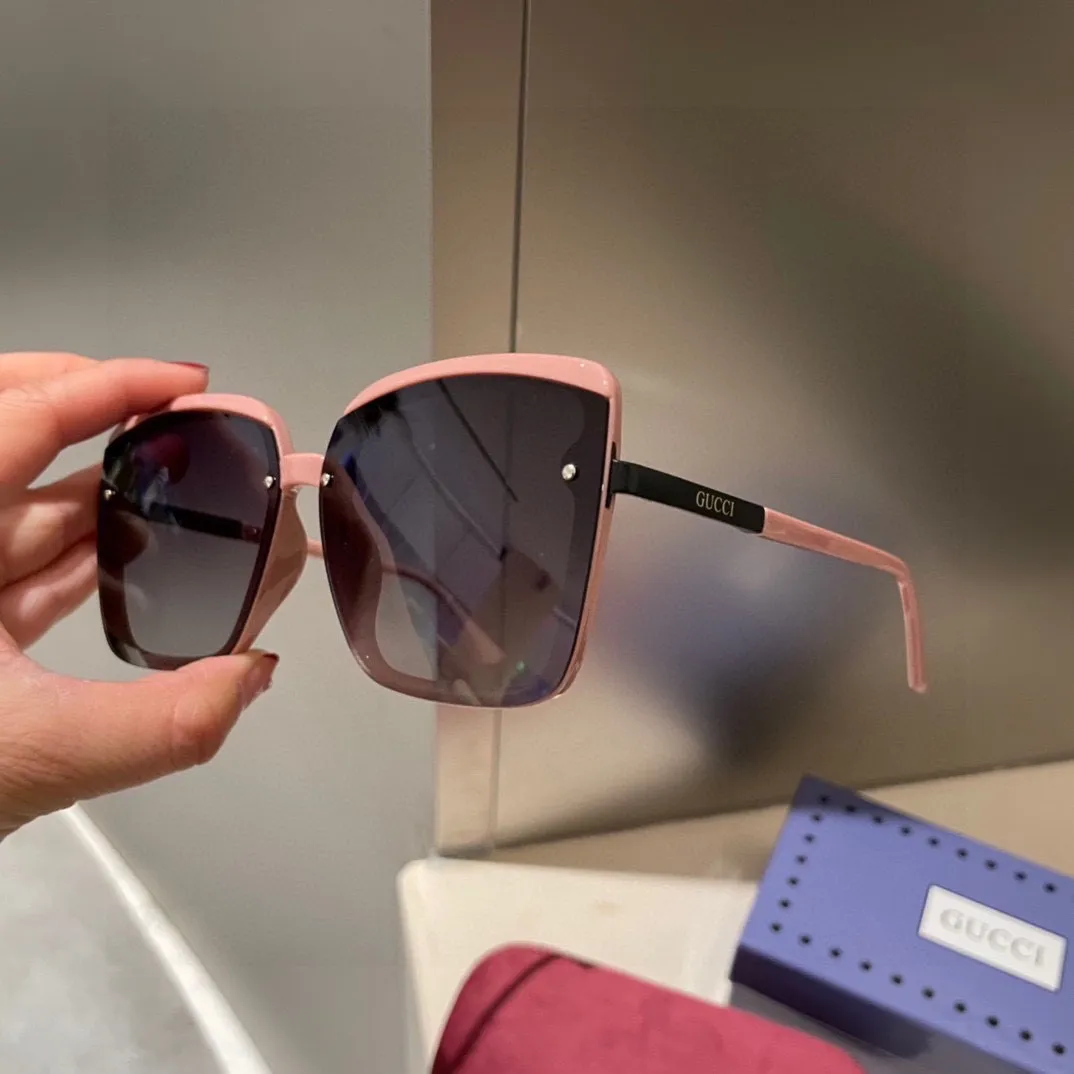 Gucciピンク偏光サングラス新款小香スタイル - 画像 (6)